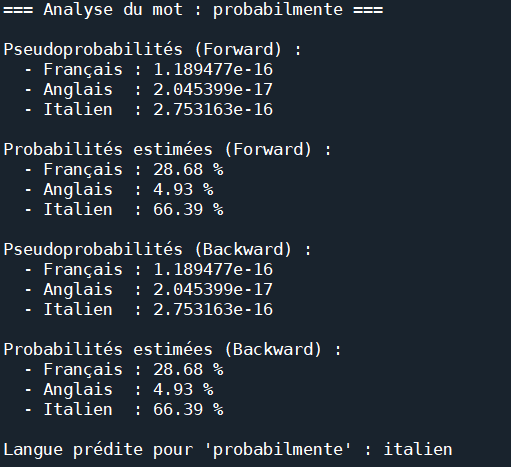 Détection de langue