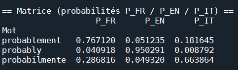 Détection de langue